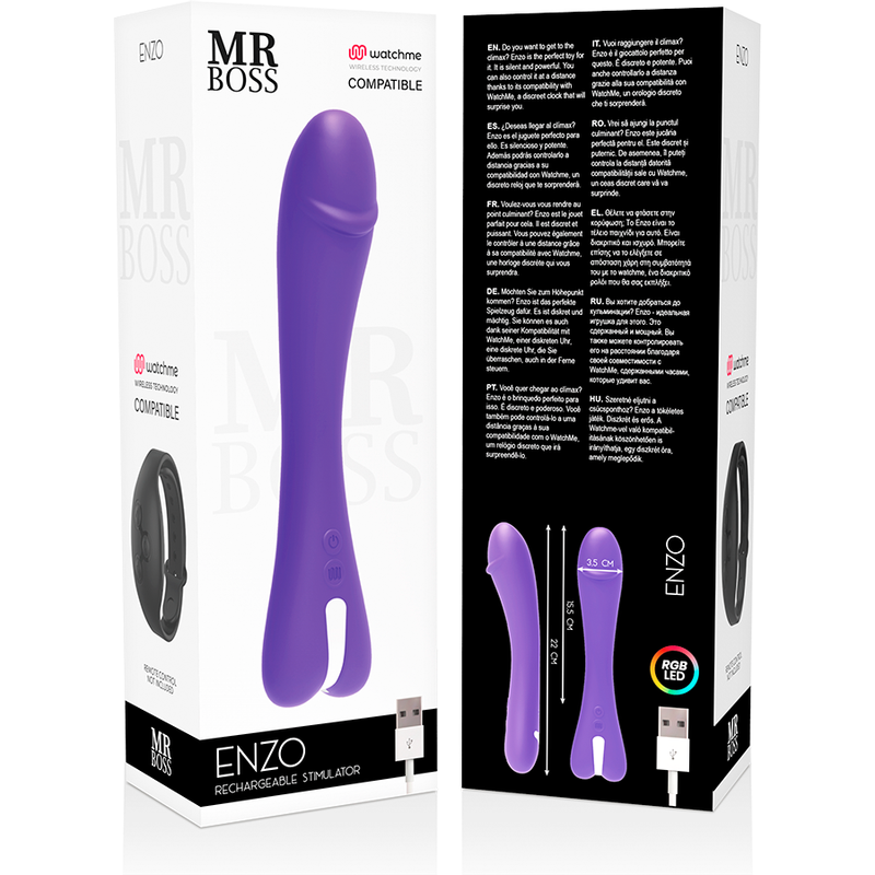 MR BOSS - ENZO VIBRADOR WATCHME TECNOLOGIA SEM FIO COMPATÍVEL - Image 10