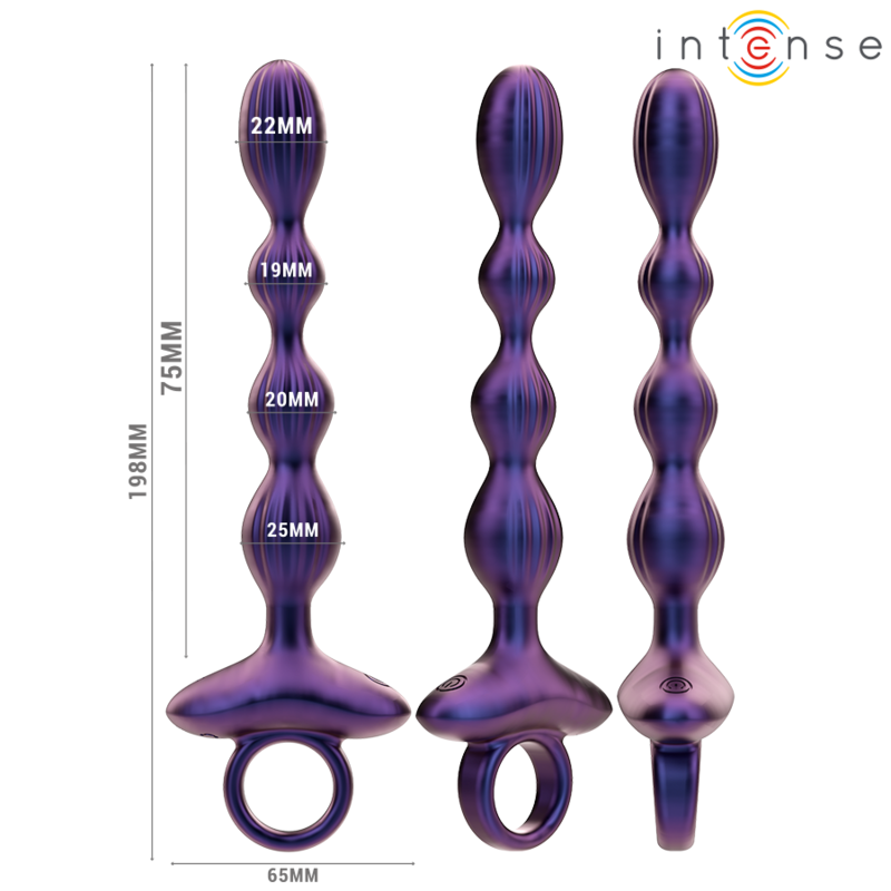 INTENSE - JACKIE VIBRATING ANAL PLUG MODELO 1 CONTROLE REMOTO - Image 2