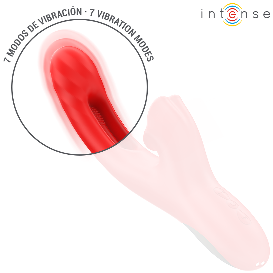 INTENSE - JESSICA MULTIFUNCIONAL VIBRADOR ESTIMULAÇÃO DO CLITÓRIS 24,8 CM VERMELHO - Image 6
