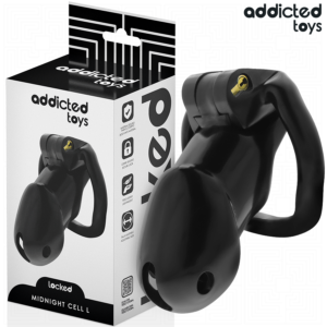 ADDICTED TOYS LOCKED - GAIOLA PENIANA MINDNIGHT CELL, TAMANHO L