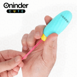 ONINDER CUTE - OVO VIBRATÓRIO PARA PRAZER E AMOR - GEMAS DE SILICONE GIRATÓRIAS - APLICATIVO GRATUITO GLOBAL