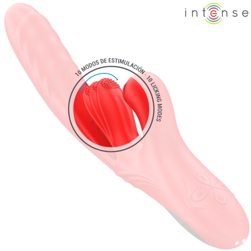 INTENSE - VIBRADOR MULTIFUNCIONAL KAROL THRUST & STIMULATION & ONDAS ESTIMULANTES VERMELHO - Image 6
