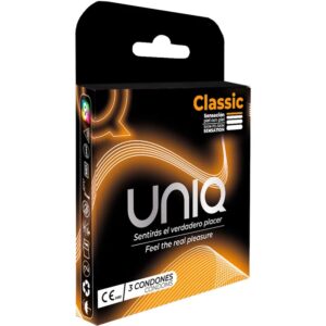 UNIQ - CLASSIC SEM LÁTEX PRESERVATIVOS 3 UNIDADES